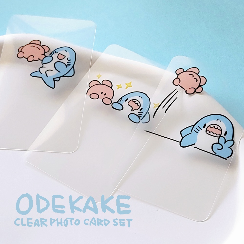 クリアフォトカード ODEKAKE 3枚セット