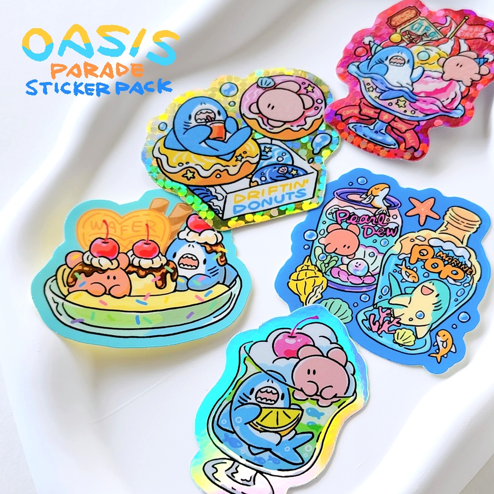【5種類セット】OASIS PARADE ステッカーパック