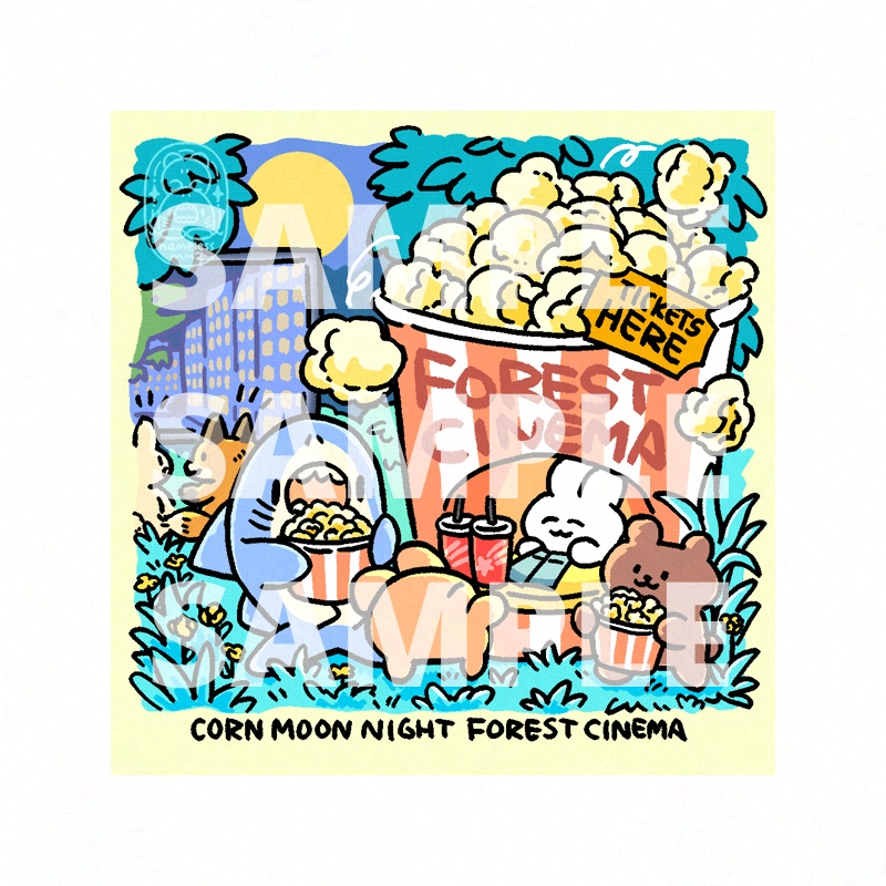 【データ納品】サメとメンダコイラストオーダー