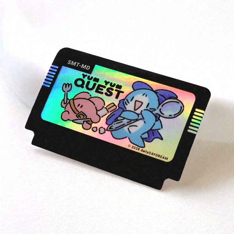 ゲームカセット風 ステッカー