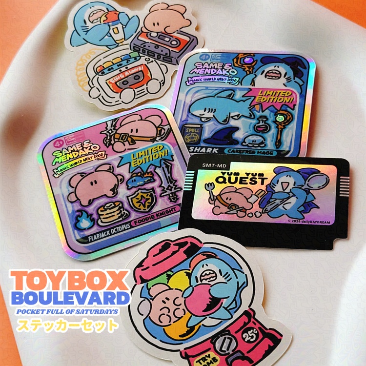 【5種類セット】TOYBOX BOULEVARD ステッカーパック
