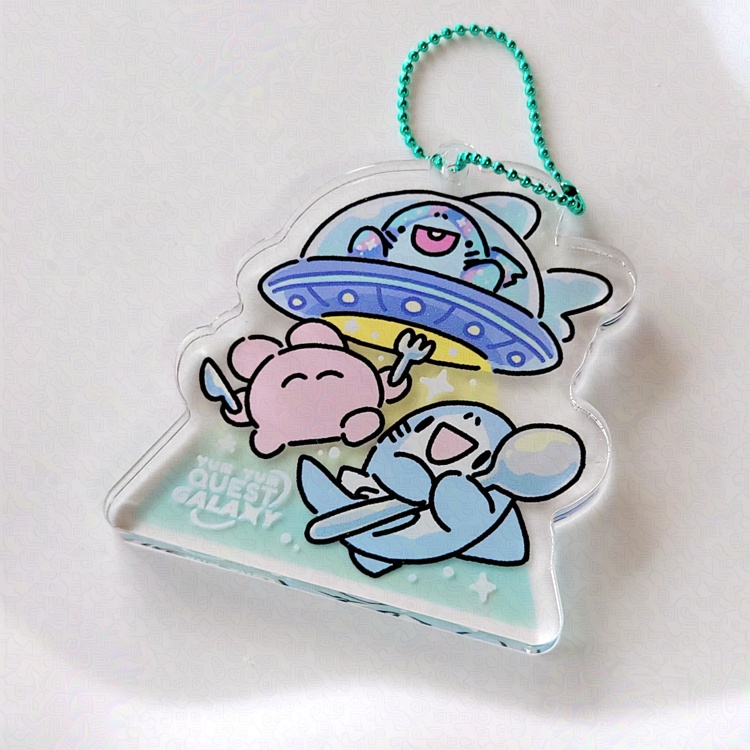 アクリルキーホルダー(おいしいものクエストUFO)