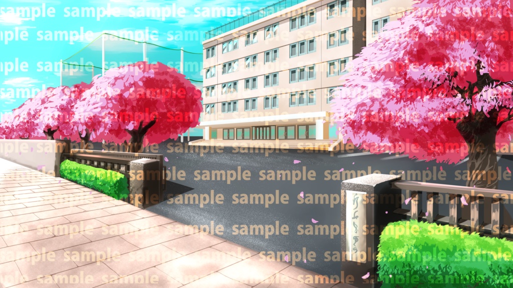 もけも背景素材集三月号