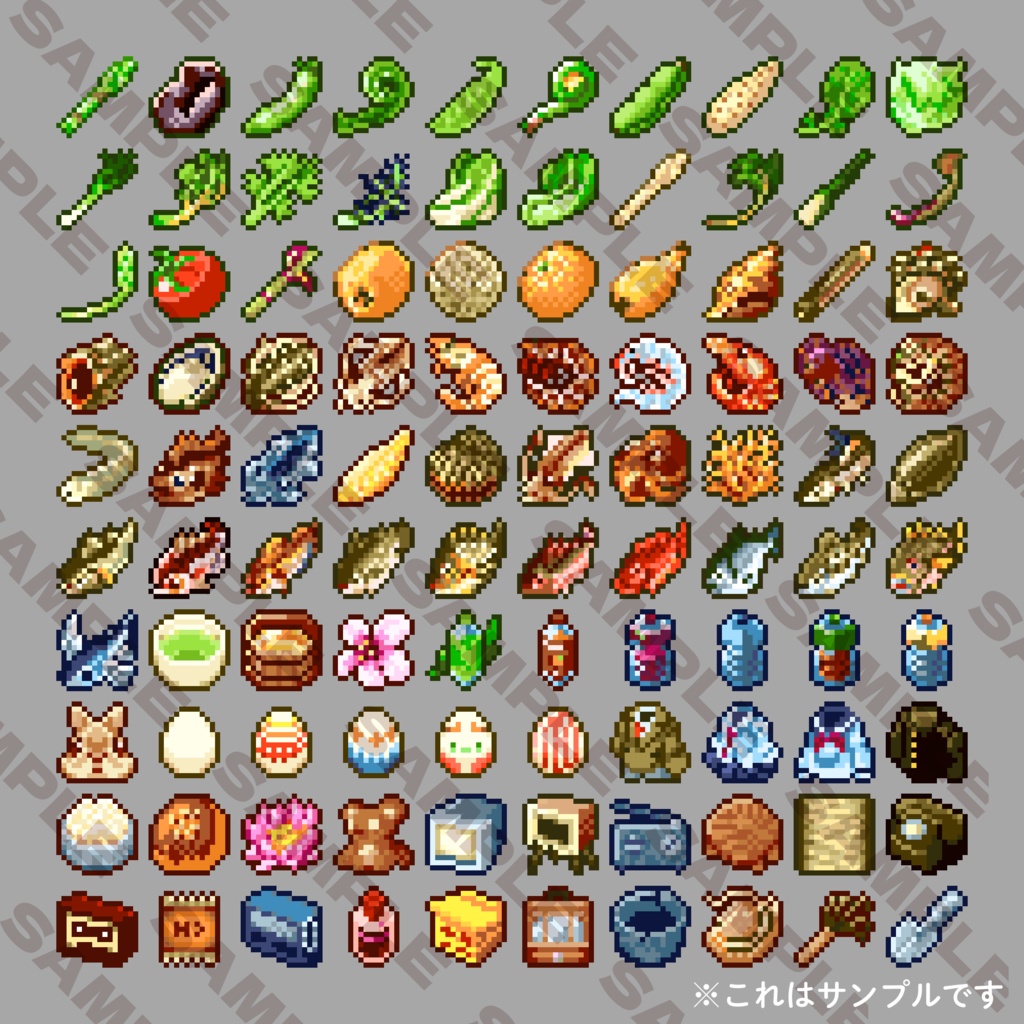 モケモドット絵素材集 2022年4月号