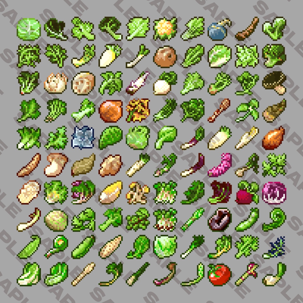 Vegetable Icons Pack part1