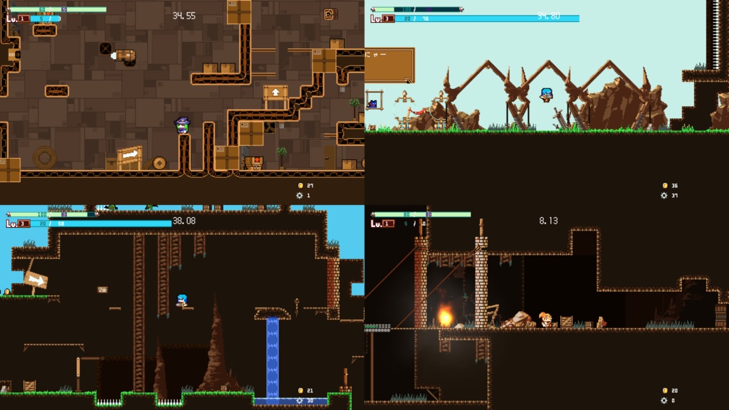 横スクロールアクションゲームRPG『Testers(仮)』無料公開版【Ver.0.1リリース】