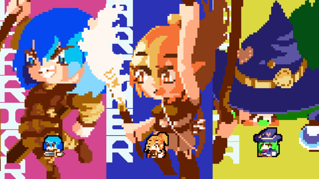 横スクロールアクションゲームRPG『Testers(仮)』無料公開版【Ver.0.1リリース】