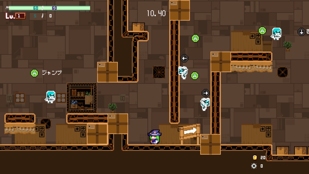 横スクロールアクションゲームRPG『Testers(仮)』無料公開版【Ver.0.1リリース】