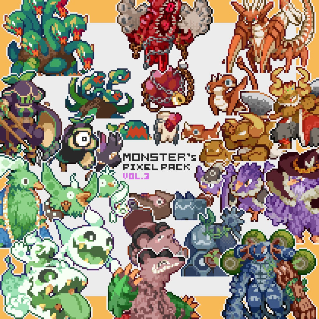 新！ドット絵モンスター素材集vol.3