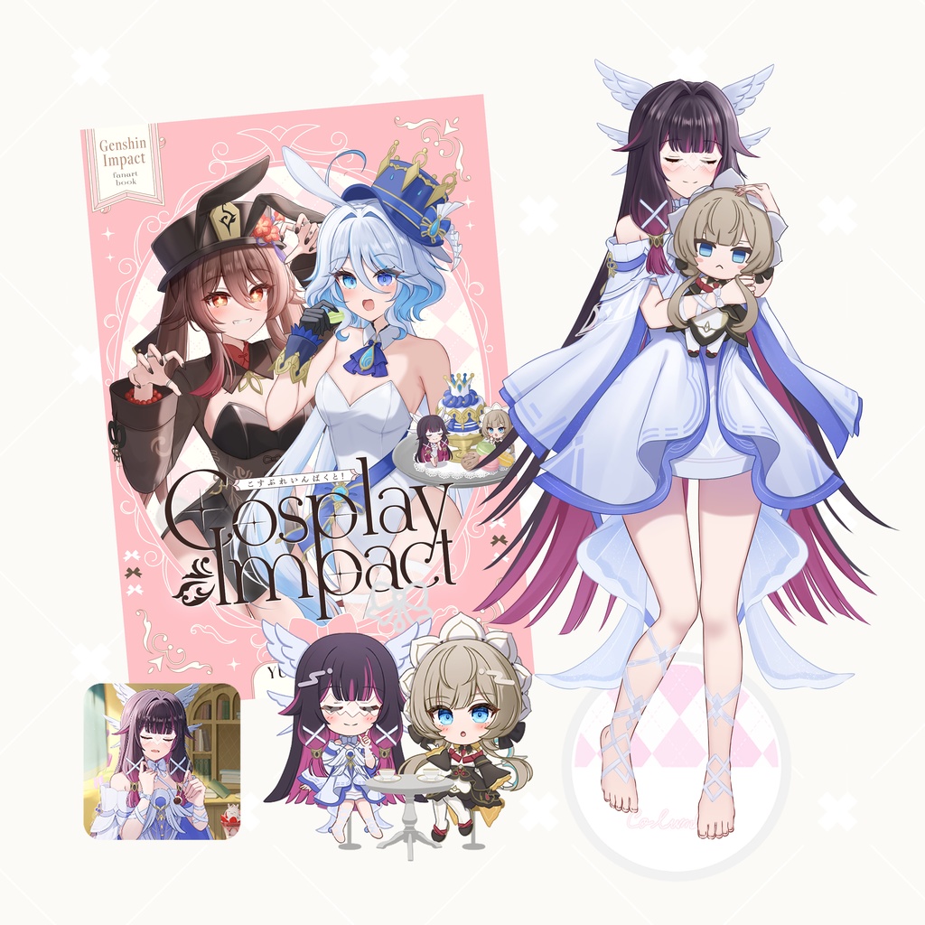 C107原神コロンビーナ新刊セット うなぎぱん