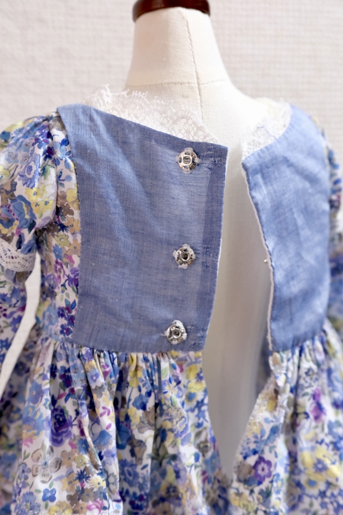 【SD/SD13/SDGr】リバティプリントのロングドレス