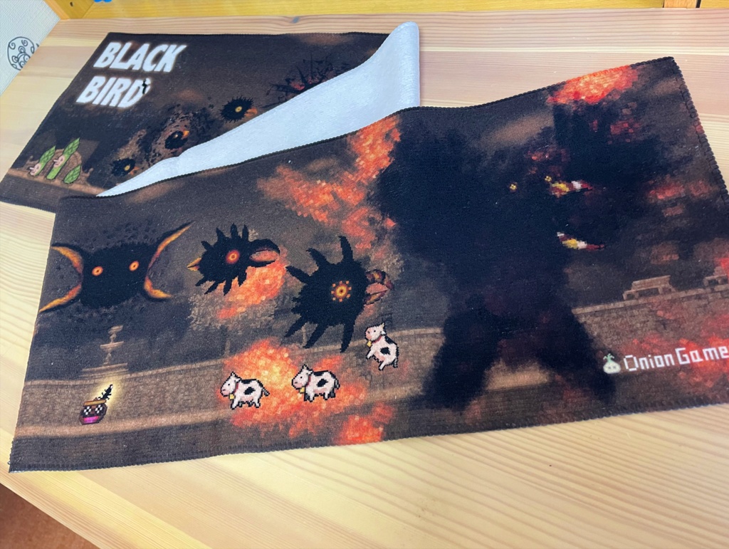 BLACK BIRD「黒鳥進化図マフラータオル」