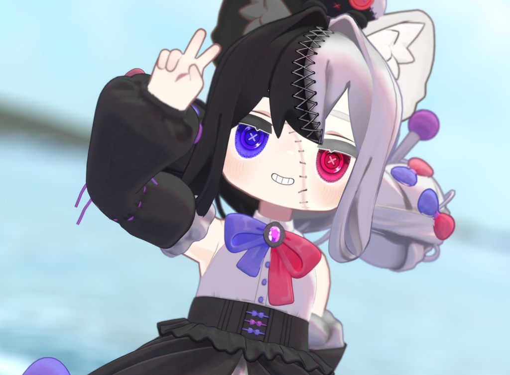 (無料)キプフェル用ボタンアイテクスチャ