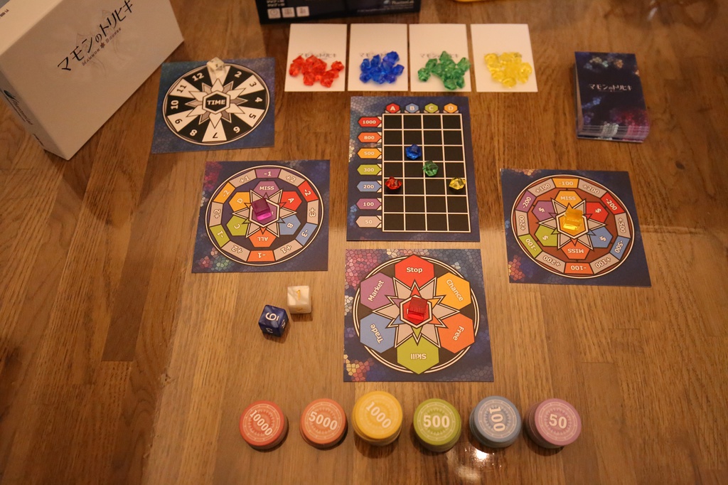 【株式ボードゲーム】マモンのトリヒキ 株式パーティーゲーム