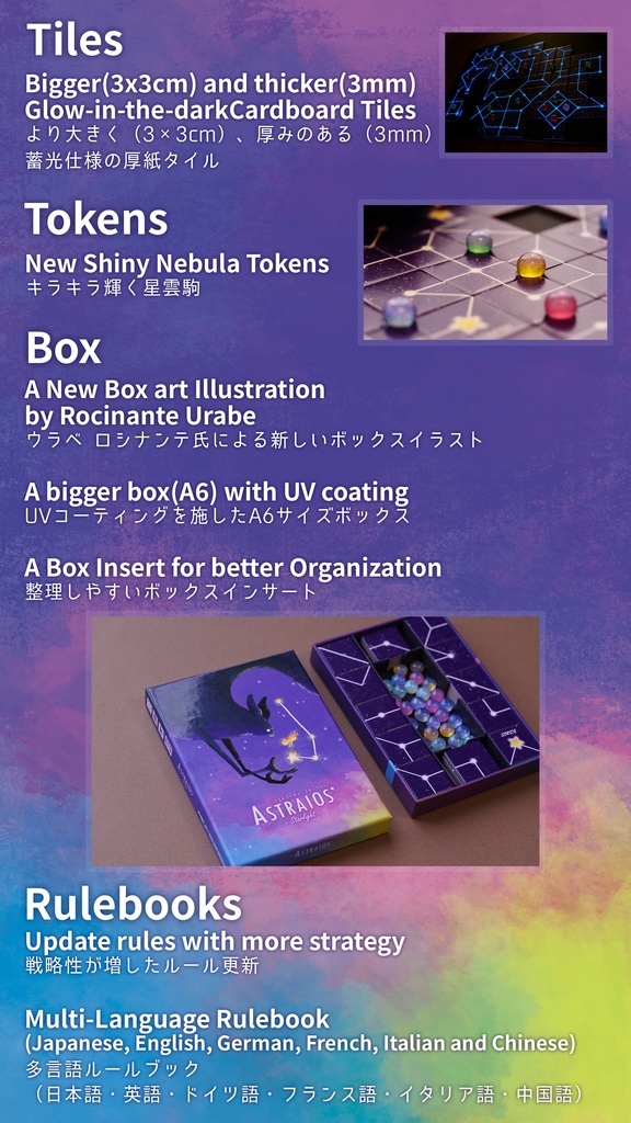 Astraios:Starlight アストライオ:ススターライト 星座蓄光タイル配置パズル