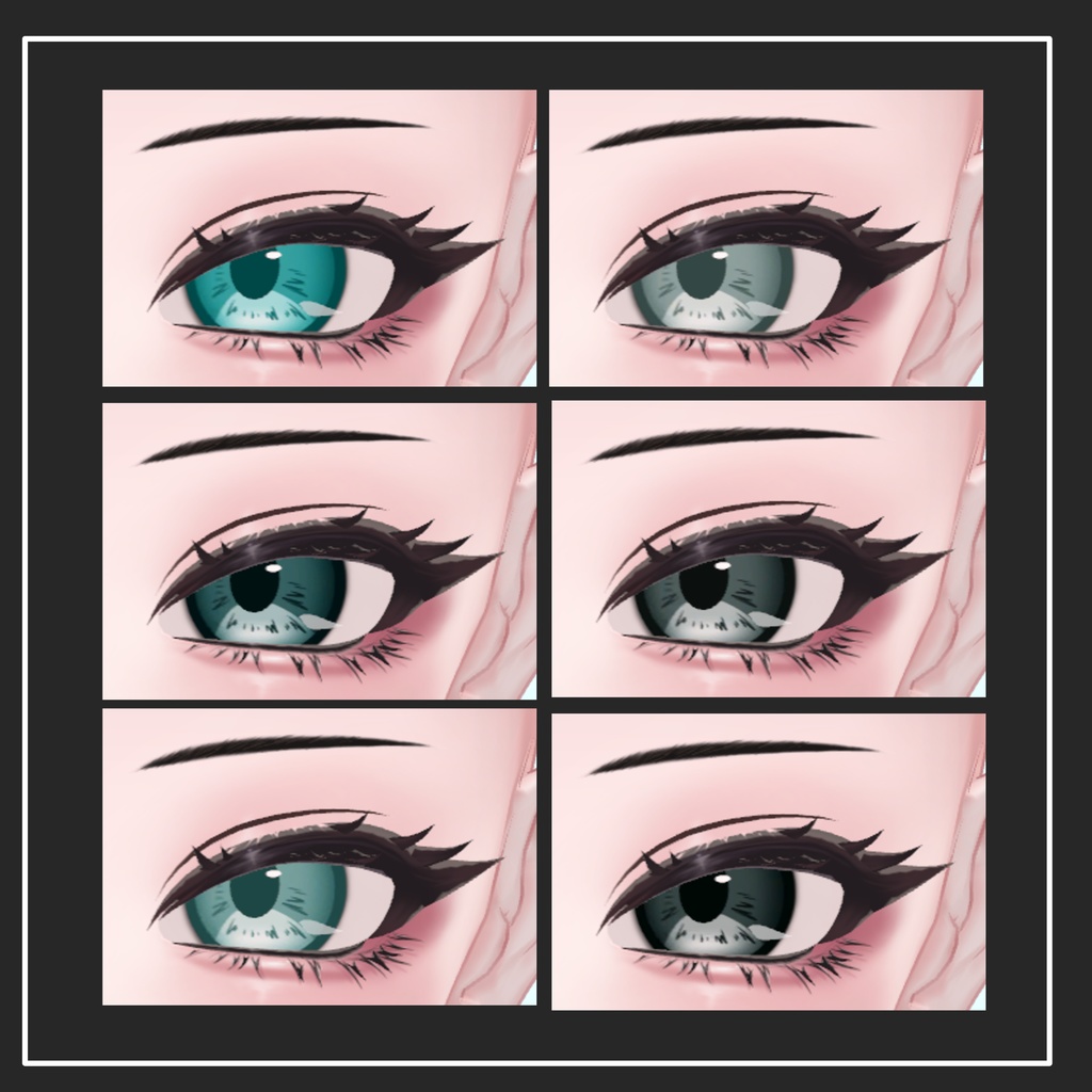 【SHUAN専用】eye texture 54color & makeup texture MZ6