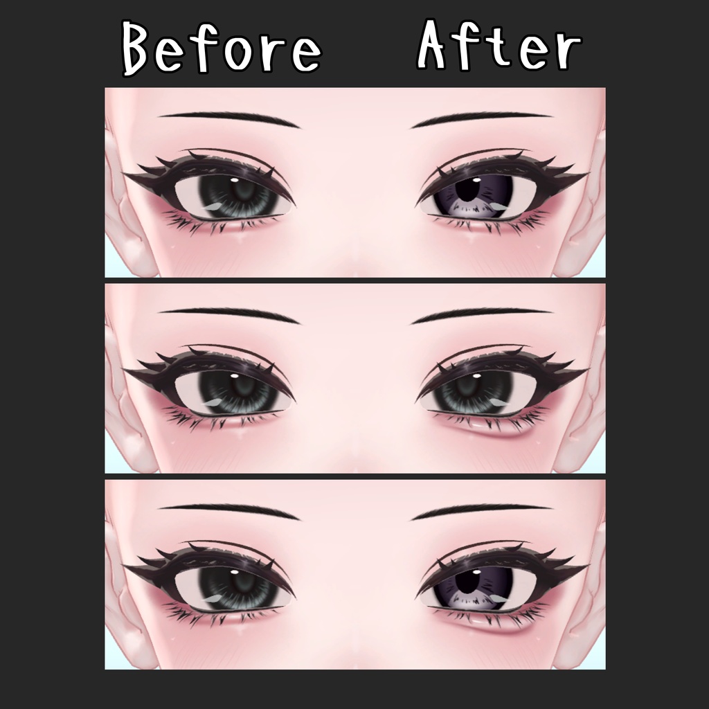 【SHUAN専用】eye texture 54color & makeup texture MZ6