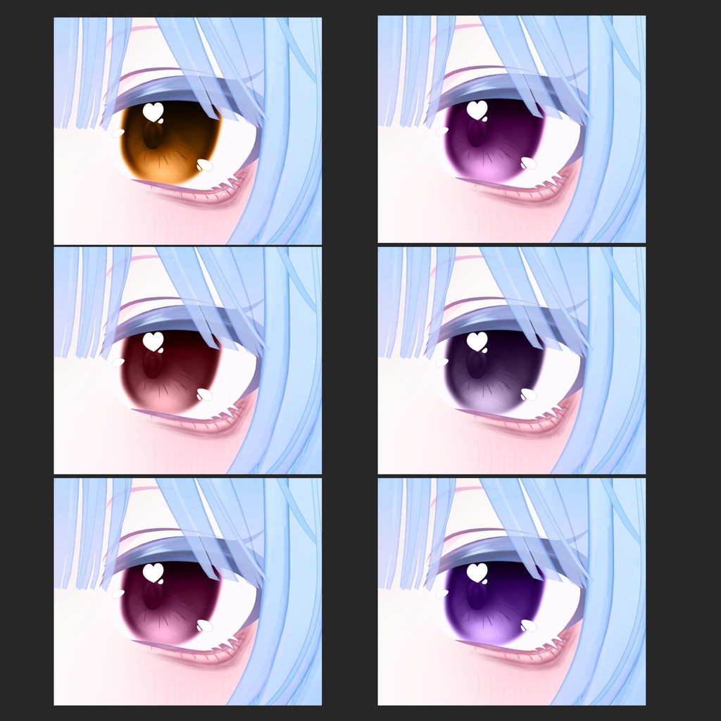 【PMMA専用】eye texture 18color & makeup texture MZ9