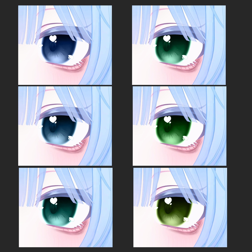 【PMMA専用】eye texture 18color & makeup texture MZ9