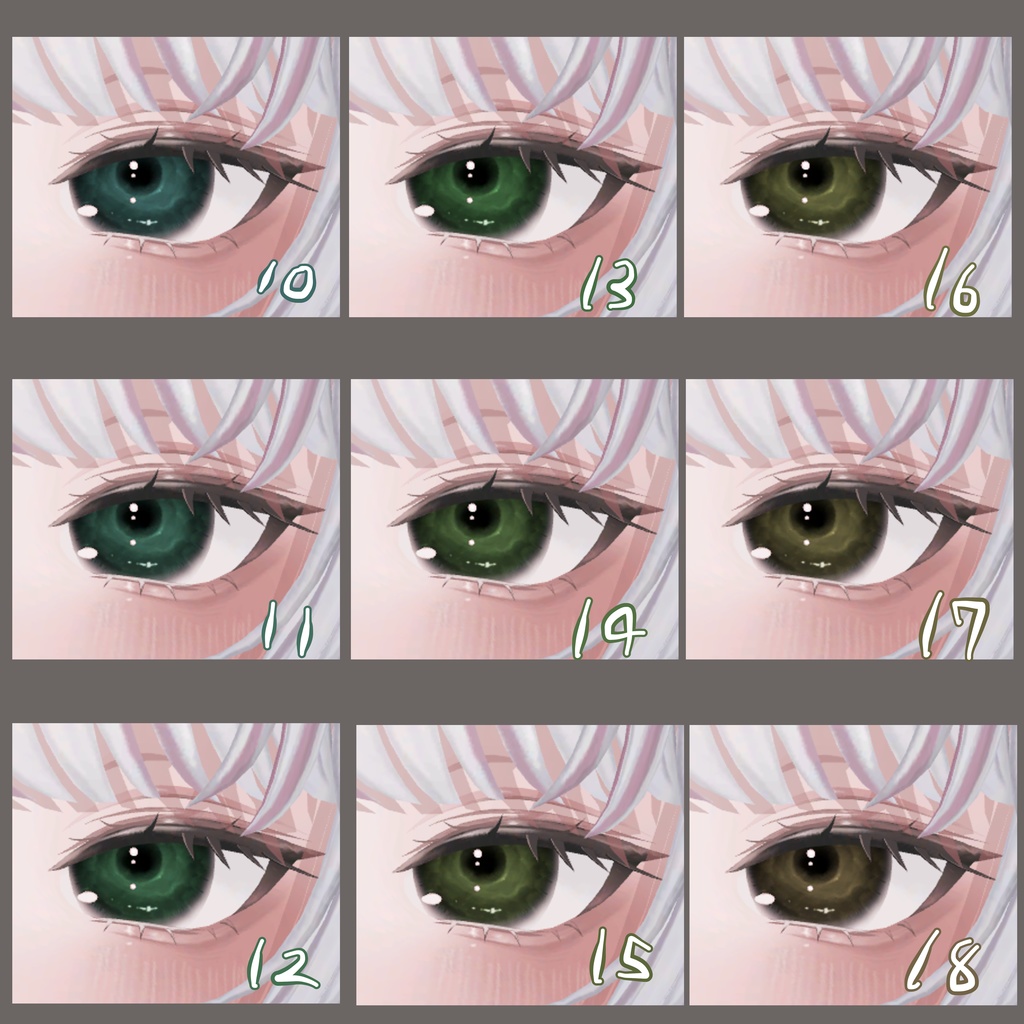 【MUMUS専用】雨雲eye ‐eye texture 23color & PSD付き‐MZ18