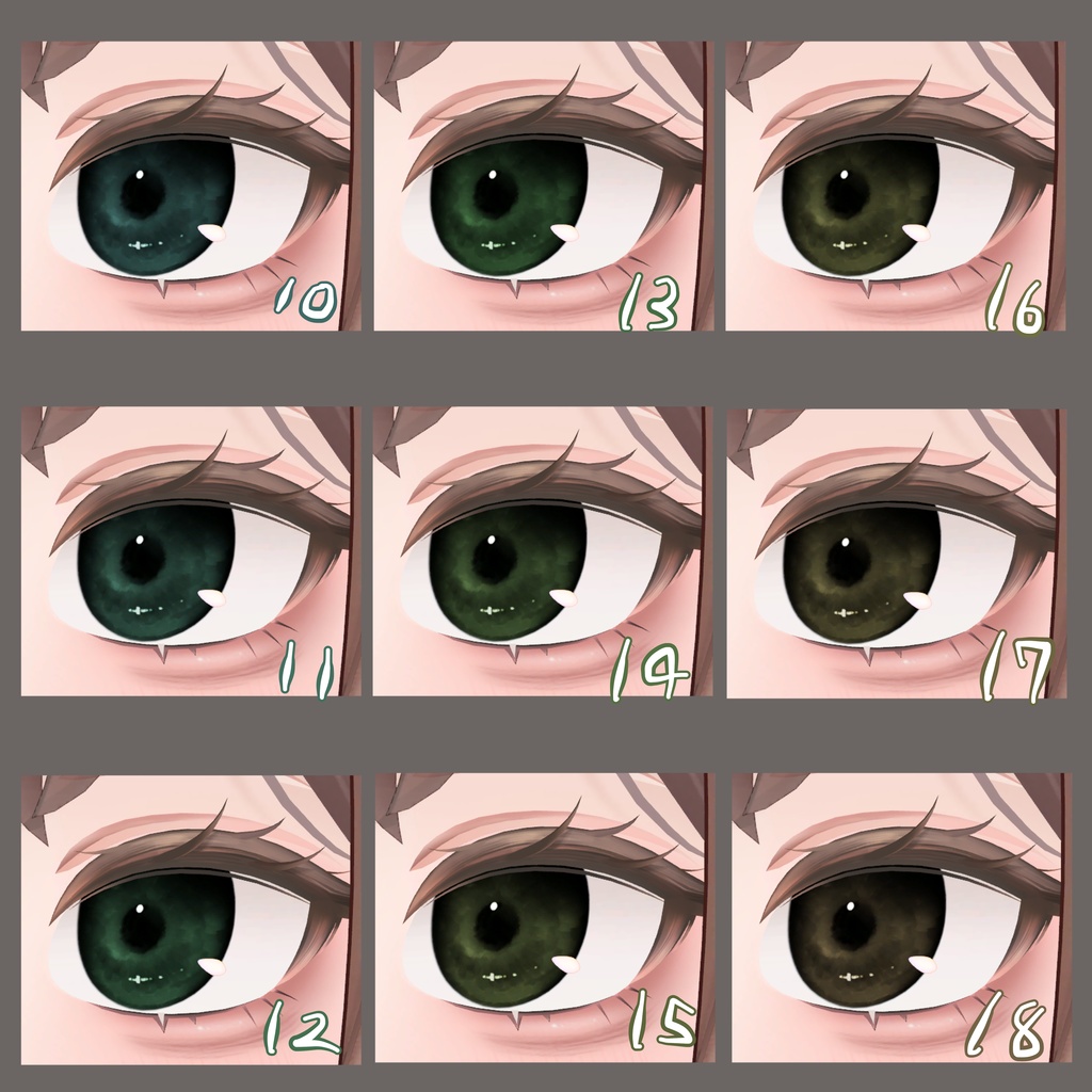 ~発売記念セール~【マドレーヌ専用】雨雲eye ‐eye texture 23color & makeup texture & PSD付き‐MZ24