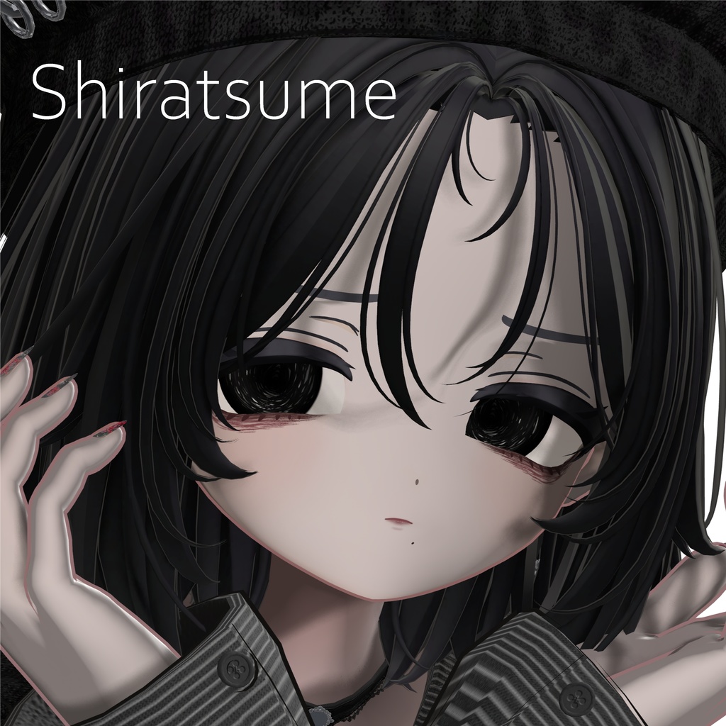 Veiled Night eye&make texture 17collar【12アバター対応】 MZ35