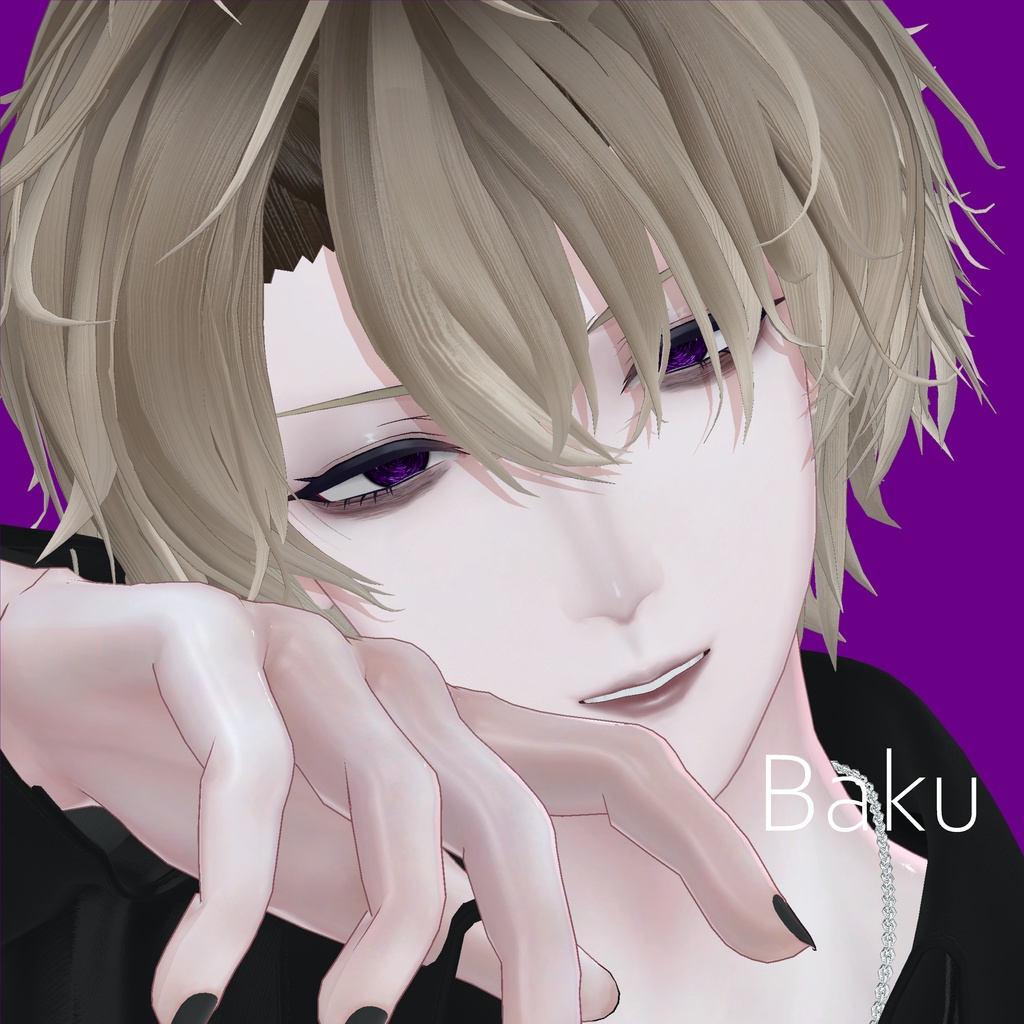 Veiled Night eye&make texture 17collar【12アバター対応】 MZ35