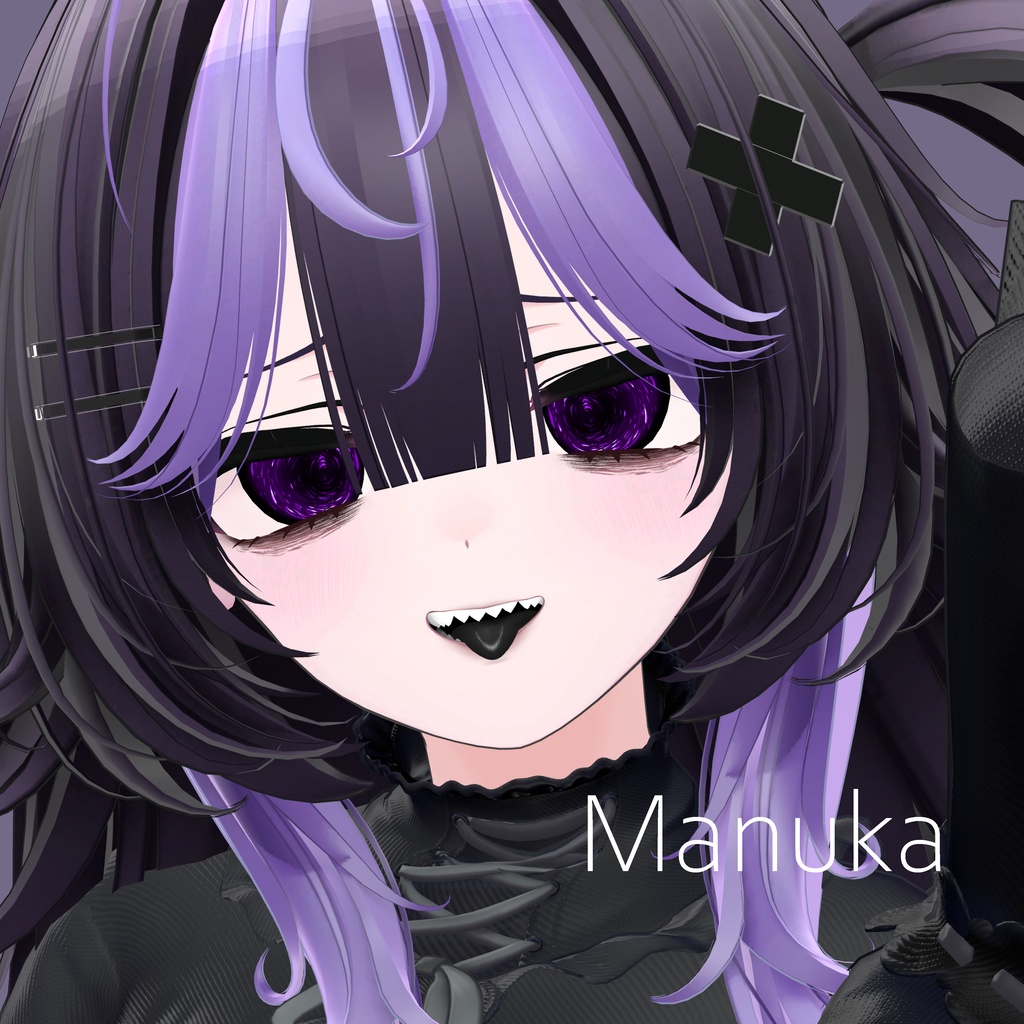 Veiled Night eye&make texture 17collar【12アバター対応】 MZ35