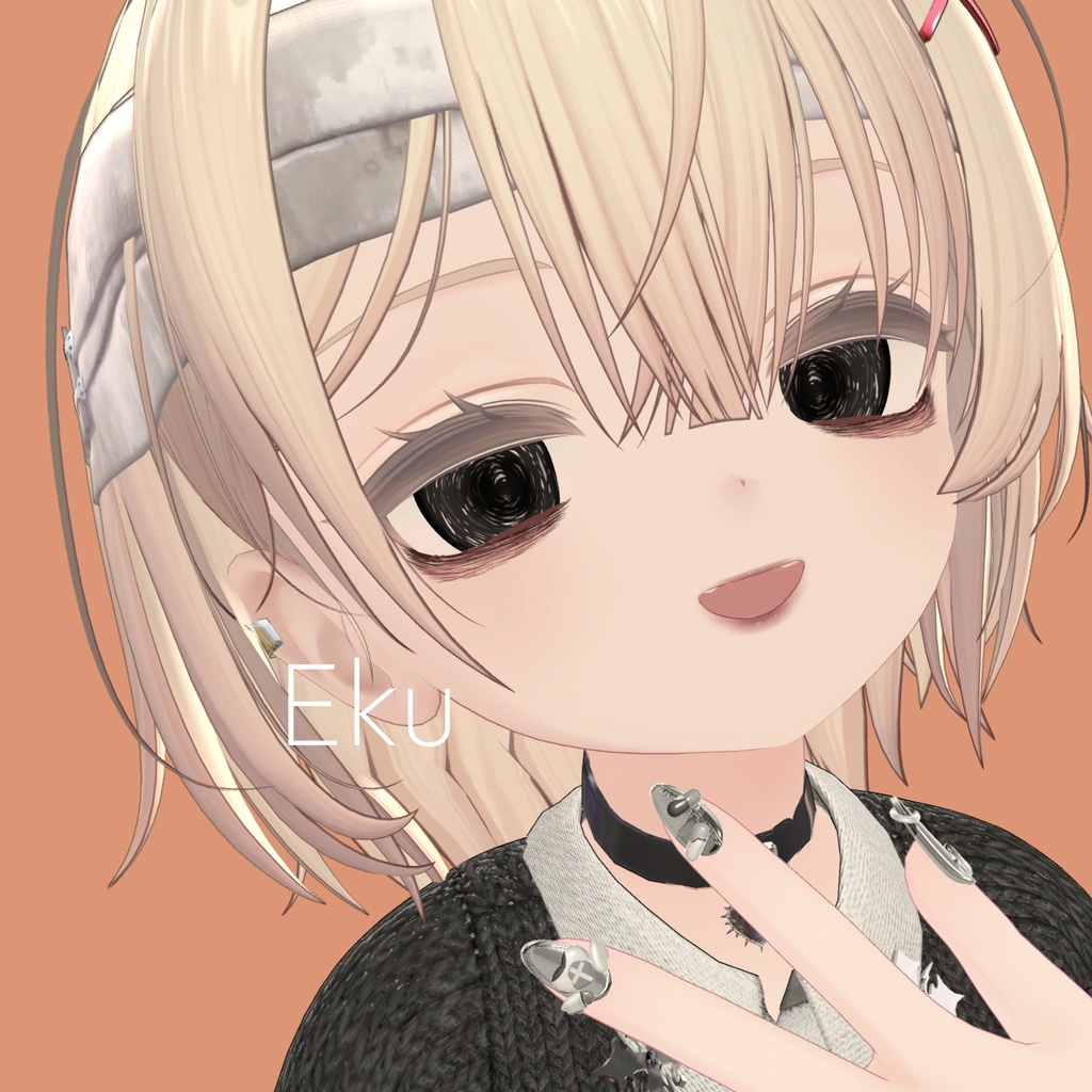 Veiled Night eye&make texture 17collar【12アバター対応】 MZ35