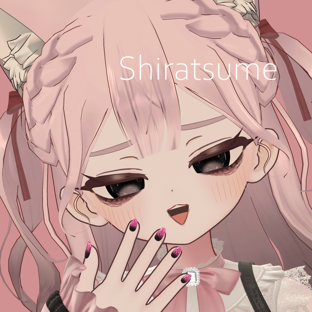 Veiled Night eye&make texture 17collar【12アバター対応】 MZ35