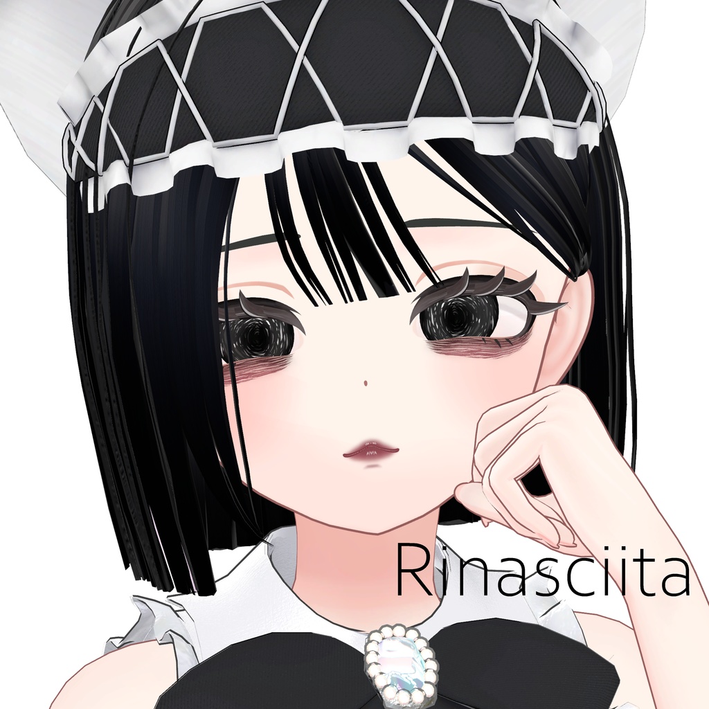 Veiled Night eye&make texture 17collar【12アバター対応】 MZ35