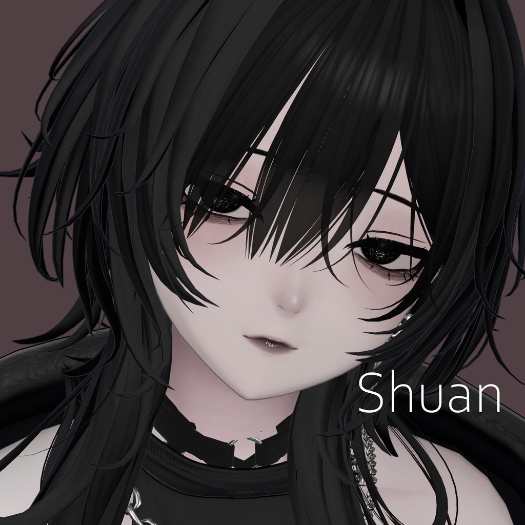 Veiled Night eye&make texture 17collar【12アバター対応】 MZ35