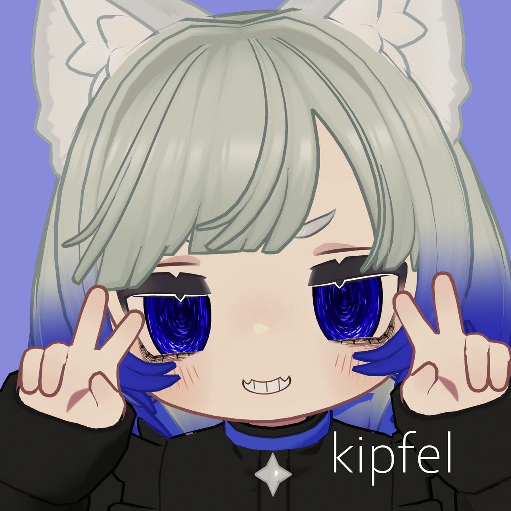 Veiled Night eye&make texture 17collar【12アバター対応】 MZ35