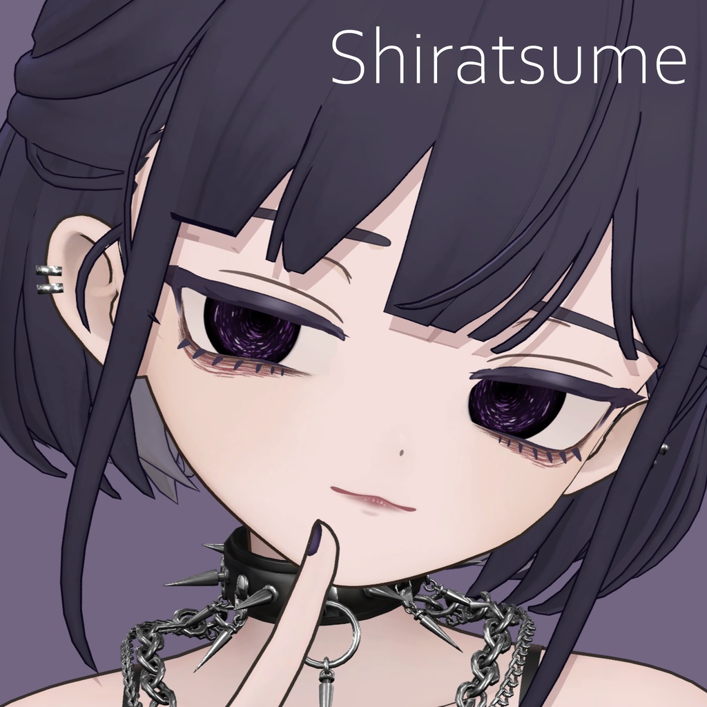 Veiled Night eye&make texture 17collar【12アバター対応】 MZ35