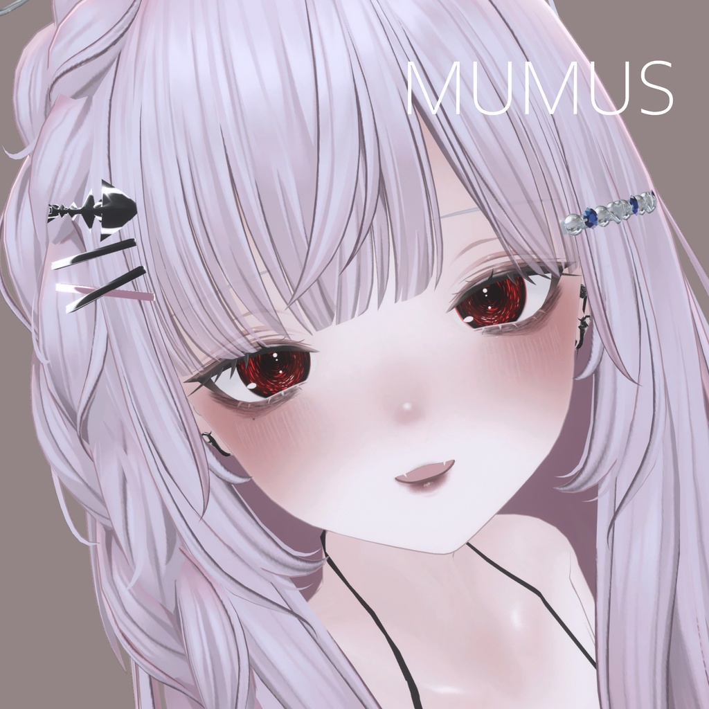 Veiled Night eye&make texture 17collar【12アバター対応】 MZ35