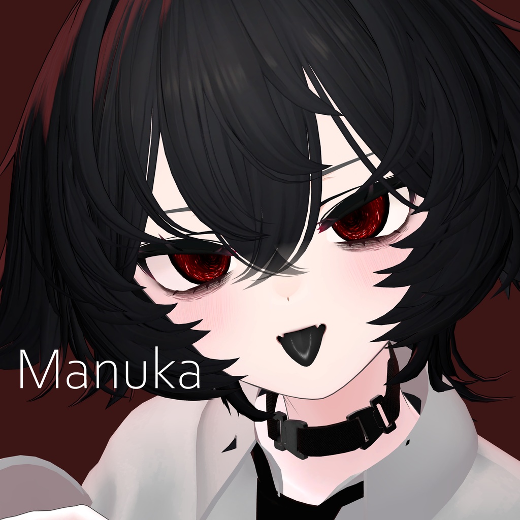 Veiled Night eye&make texture 17collar【12アバター対応】 MZ35