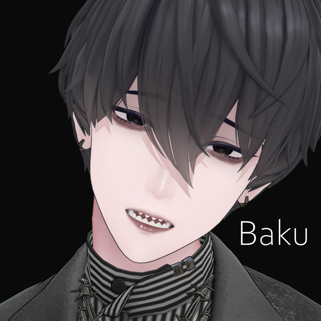 Veiled Night eye&make texture 17collar【12アバター対応】 MZ35