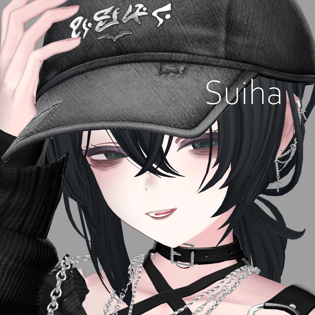 Veiled Night eye&make texture 17collar【12アバター対応】 MZ35