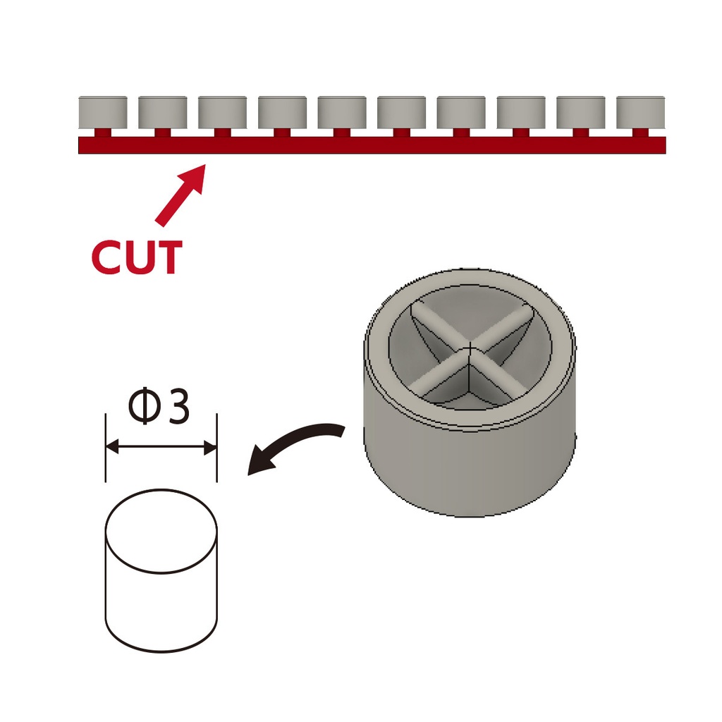 タイダウンリングBタイプ 104個セット(1/72)