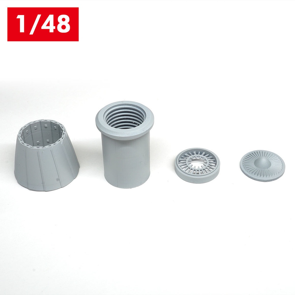 F/A-18E/Fスーパーホーネット F414エンジンノズル”切り欠き無し”(1/48)