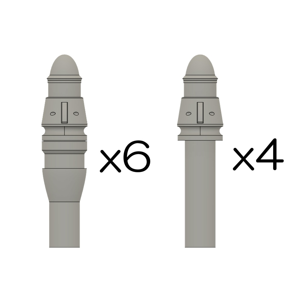 空中給油 MA-2受油プローブ 10個セット(1/48)