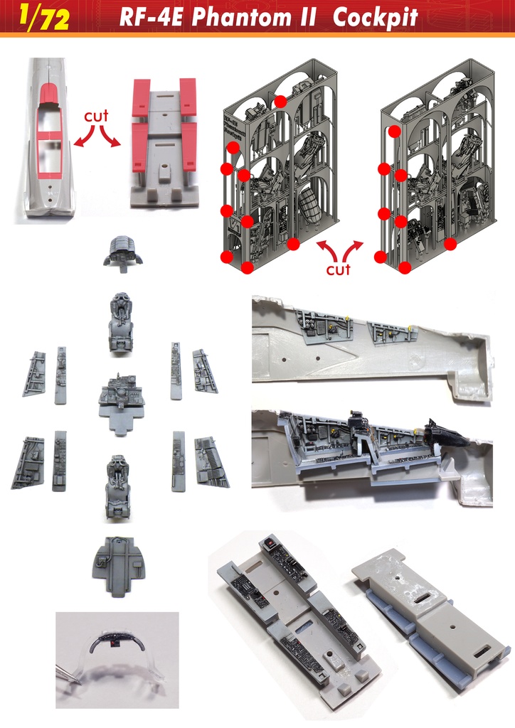 RF-4Eファントム2 コクピット(1/72)