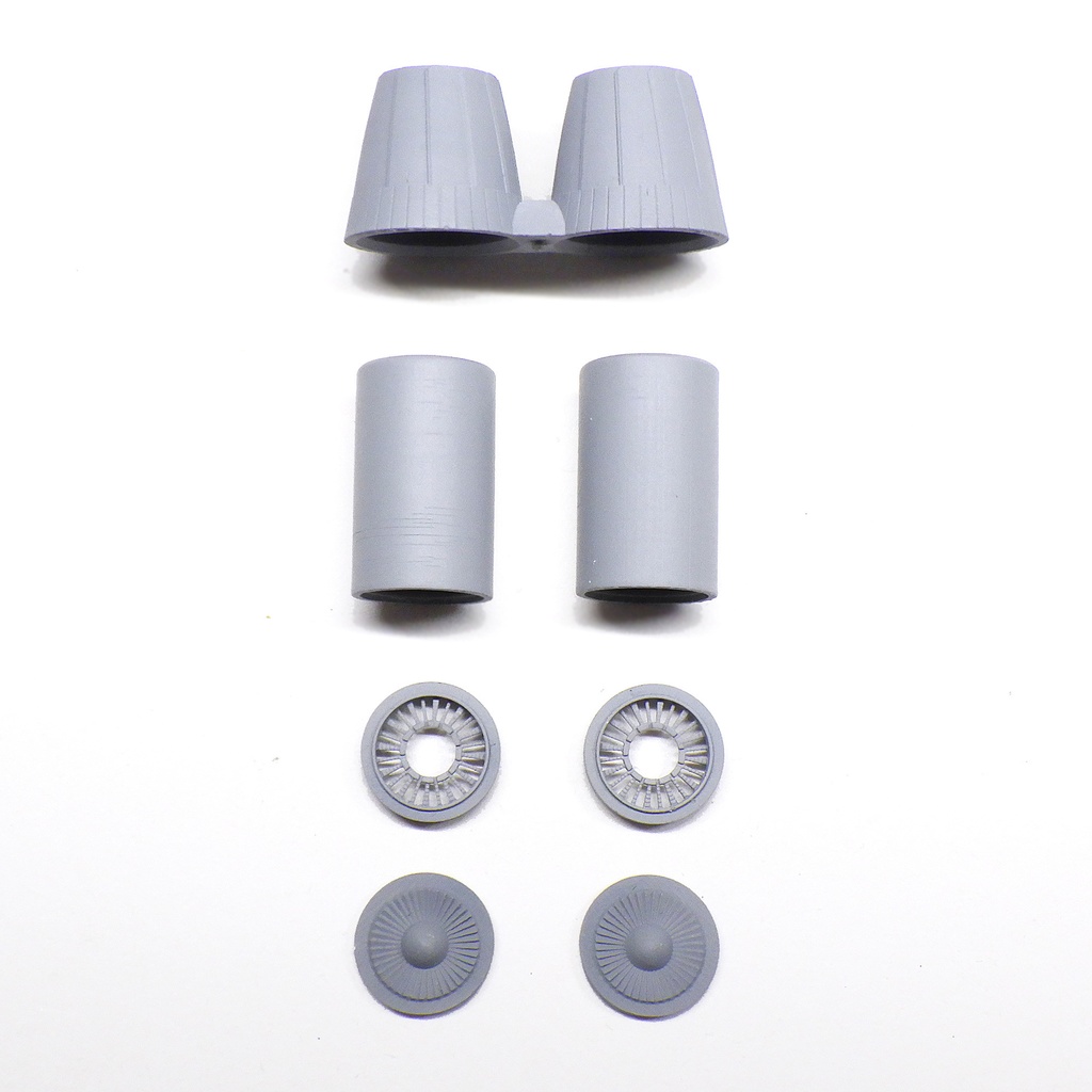 アカデミー用:F/A-18E,Fスーパーホーネットエンジンノズル”切り欠き無し”(1/72)