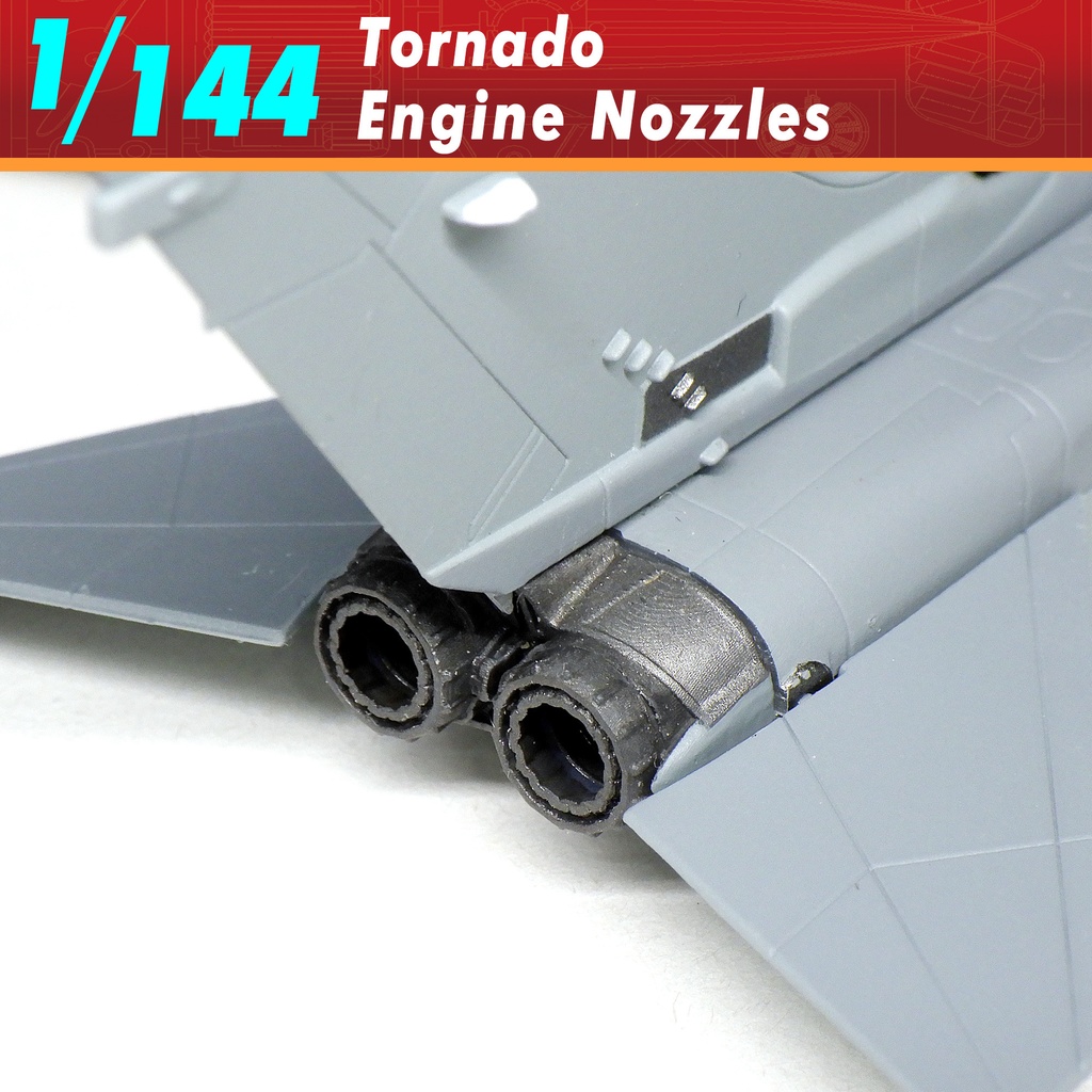 トーネード エンジンノズル(1/144):F-toys/Platz用