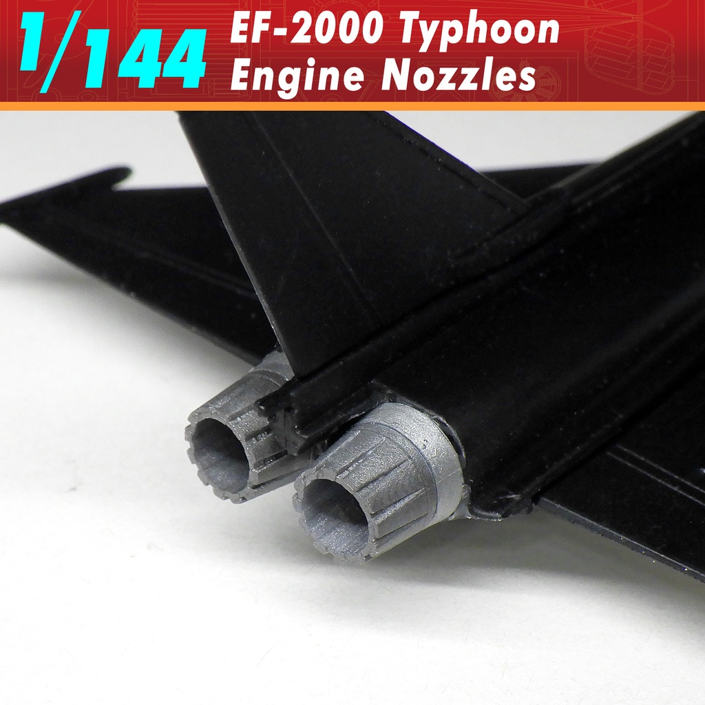 ユーロファイタータイフーン エンジンノズル(1/144):F-toys/Platz用