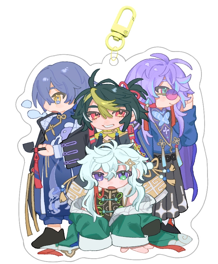 【非公式】二周年衣装アクリルキーホルダー