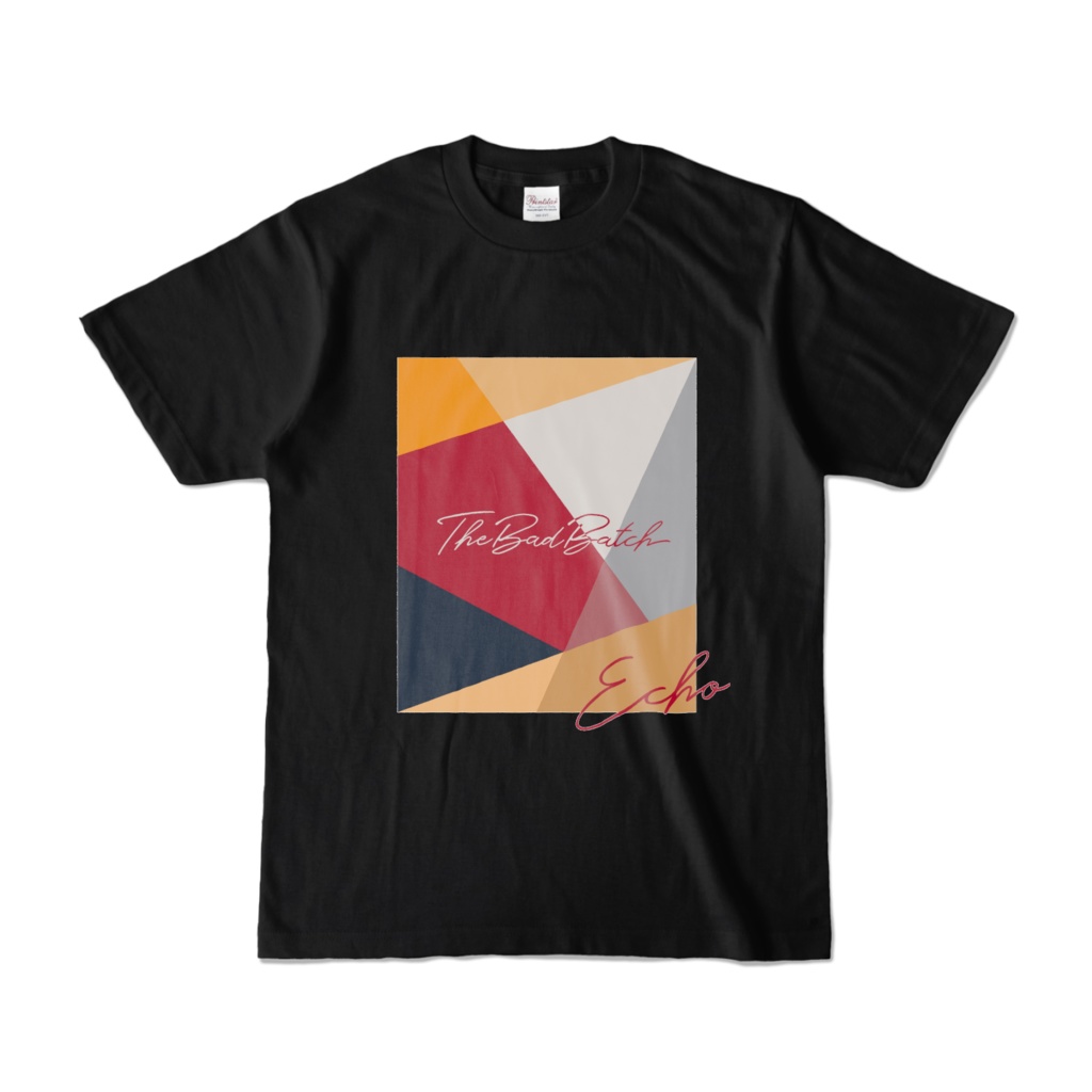 【Echo】S2カラー概念Tシャツ - ブラック