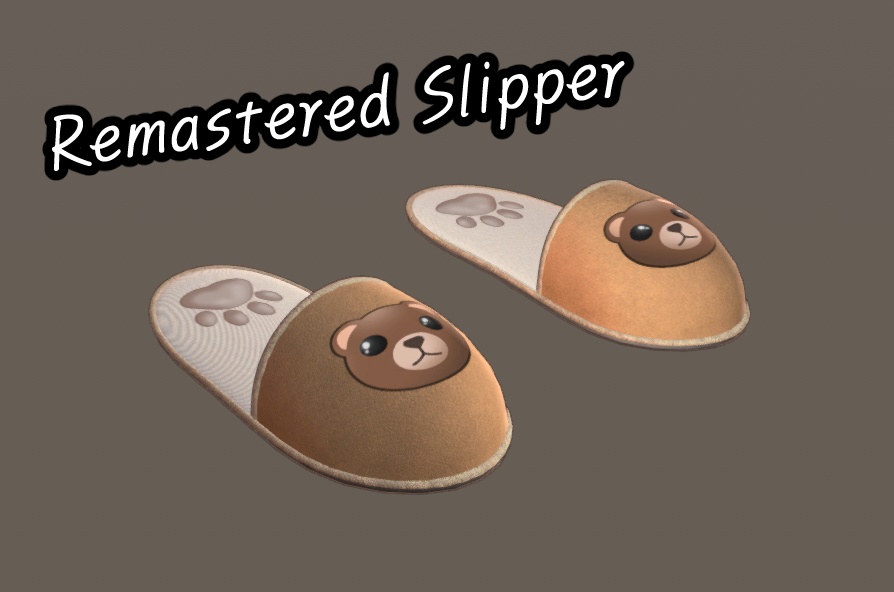 Bear Indoor slippers/곰돌이 실내 슬리퍼/クマちゃん インドアスリッパ