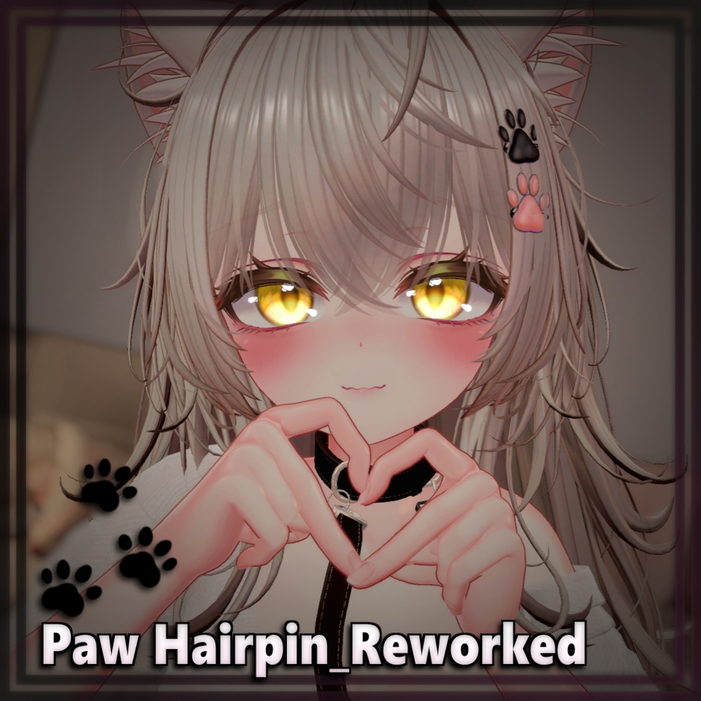 Paw Hairpin/발바닥 헤어핀/肉球 ヘアピン