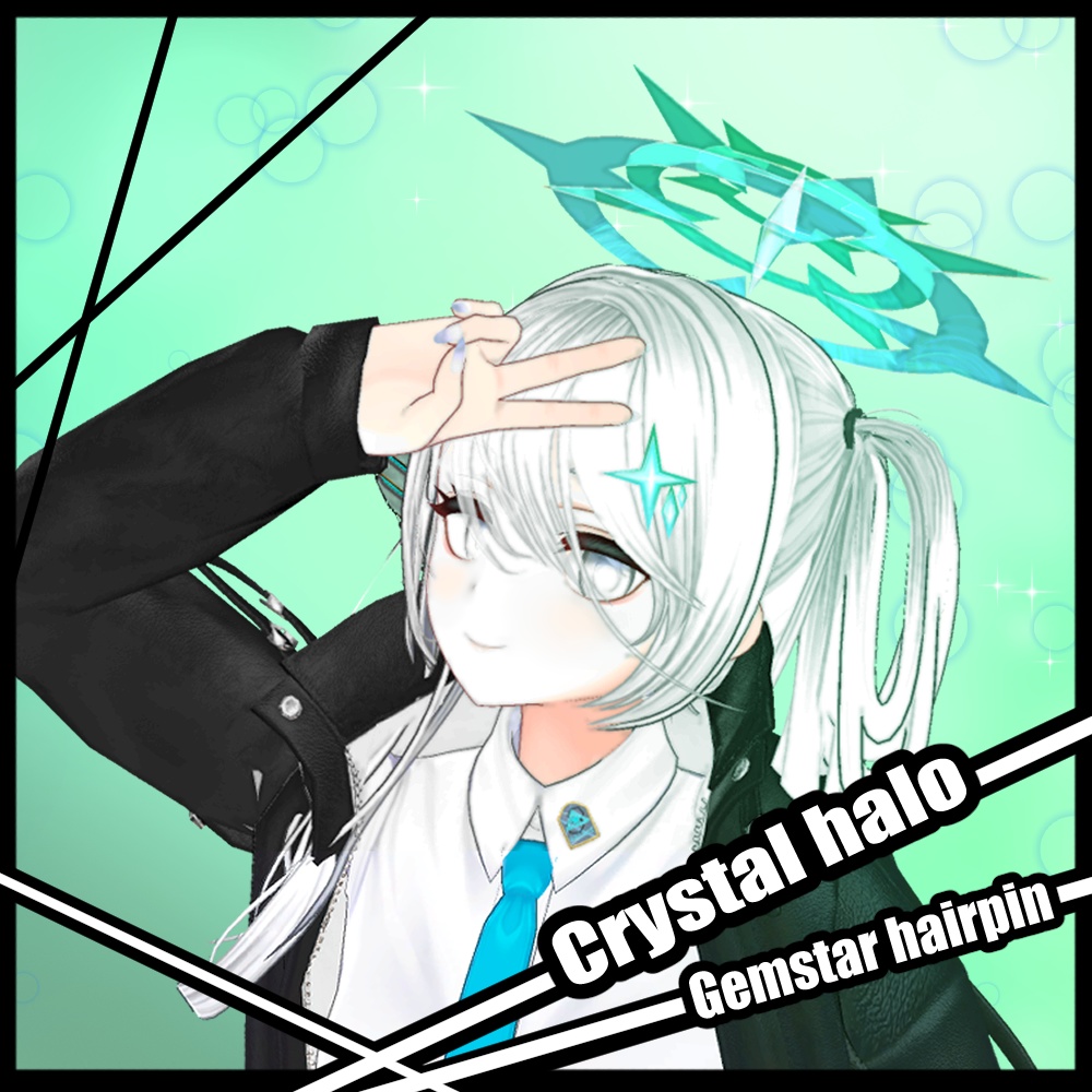 (Free)Halo&Gemstar Hairpin